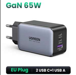 Зарядное устройство USB Ugreen, 65 Вт