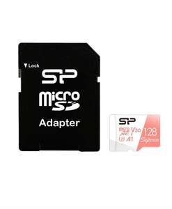 Флеш карта microSD 128GB Silicon Power Superior A1 microSDXC Class 10 UHS-I (SD адаптер)