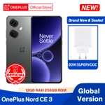 Смартфон OnePlus Nord CE 3 5g GLOBAL 12/256gb (Black/Grey)