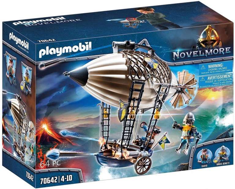 Игровой набор-конструктор Playmobil Novelmore «Дирижабль рыцарей Новельмор»