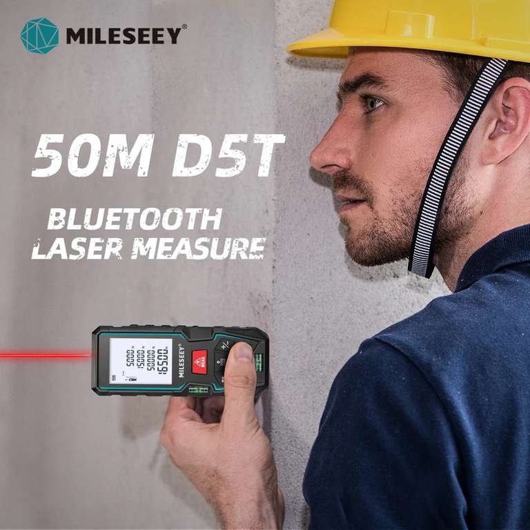 Лазерный дальномер MILESEEY D5T (Bluetooth, приложение)