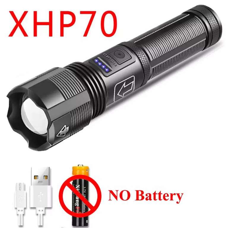 Светодиодный фонарик из алюминиевого сплава XHP70.2 XHP50.2