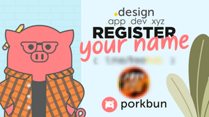 Домены .APP, .DEV, .XYZ и .DESIGN на 1 год от PorkBun⁠⁠