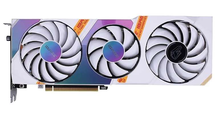 Видеокарта Colorful GeForce RTX 3060 Ti 8 ГБ (iGame GeForce RTX 3060 Ti Ultra W OC ), б/у, из-за рубежа, по Ozon карте