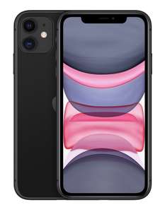 Смартфон Apple iPhone 11 64 ГБ, Dual: nano SIM + eSIM, черный, Slimbox (+ 10% возврат при оплате картой Альфа-банк)