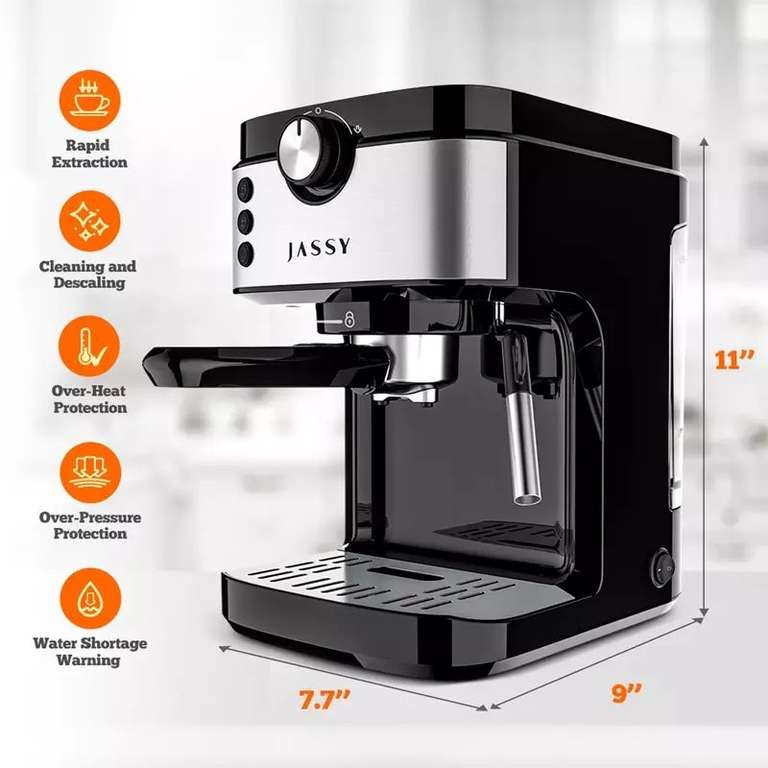Кофе-машина Jassy JS101 CUP (доставка из РФ)