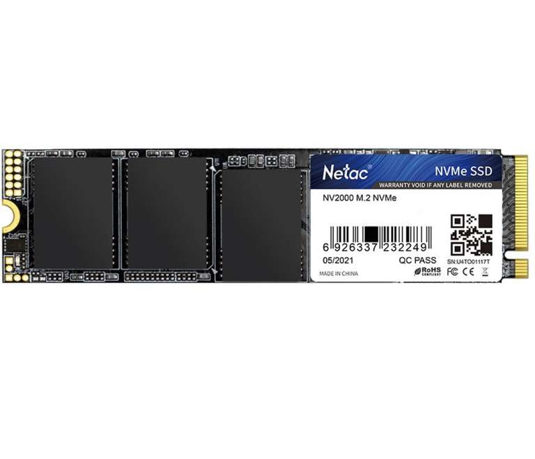 SSD диск Netac NV2000 512ГБ (NT01NV2000-512-E4X)