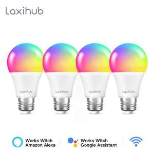 Умная лампочка Laxihub RGB. Комплект 4шт.