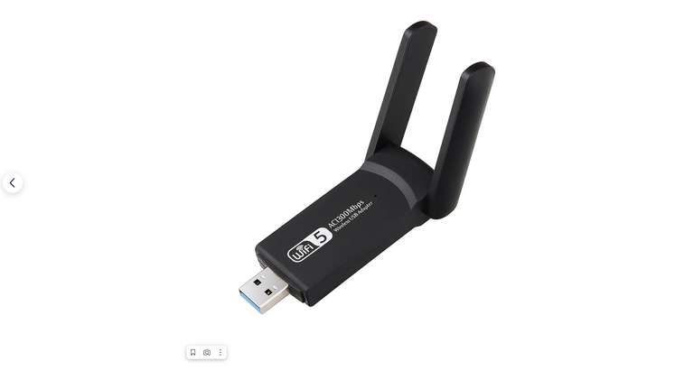Беспроводной WI-Fi адаптер, USB 3.0, 2.4G/ 5G, 1300 Мбит/с (c Ozon Картой)