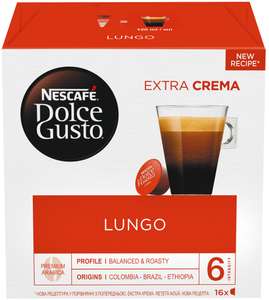 Кофе в капсулах Nescafe Dolce Gusto Lungo, 16 капс., 5 упаковок (359₽ за шт.)