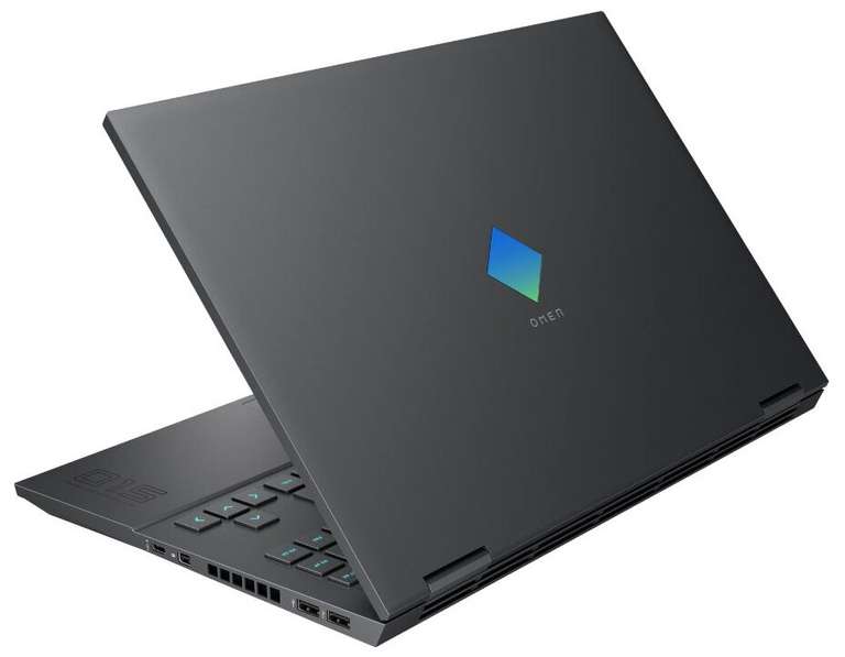 Ноутбук HP Omen 15-en0043ur (15.6", IPS, AMD Ryzen 5 4600H 3 ГГц, RAM 8 ГБ, SSD 512 ГБ, NVIDIA GeForce GTX 1650 Ti, DOS)