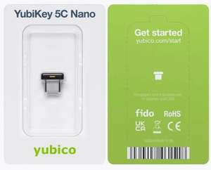 Аппаратный ключ безопасности YubiKey 5C Nano