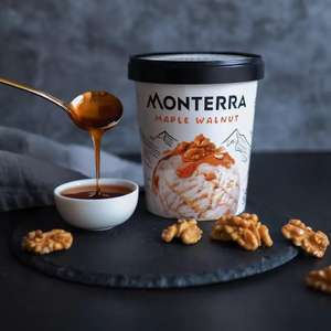 Мороженое Monterra Грецкий орех с кленовым сиропом, 480 мл