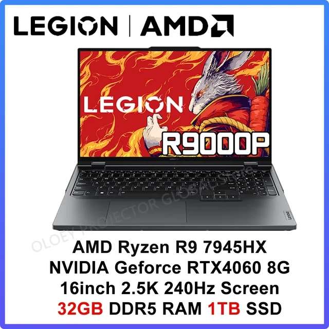 Ноутбук Lenovo LEGION R9000 на Ryzen9 7945HX 32G 1TB rtx4060