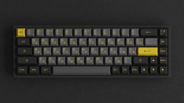 Механическая клавиатура AKKO 3068B Plus Black&Gold
