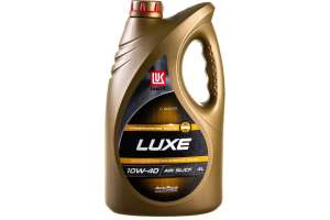 Моторное масло Лукойл ЛЮКС полусинтетическое SAE 10W-40, API SL/CF, 4 л