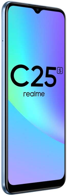 Смартфон realme C25S 4/64 ГБ, Dual SIM (nano-SIM), water gray