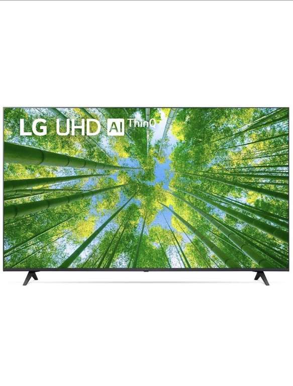 55" Телевизор LG 55UQ80006LB.ARUB, 4K Ultra HD, металлический серый, СМАРТ ТВ, WebOS