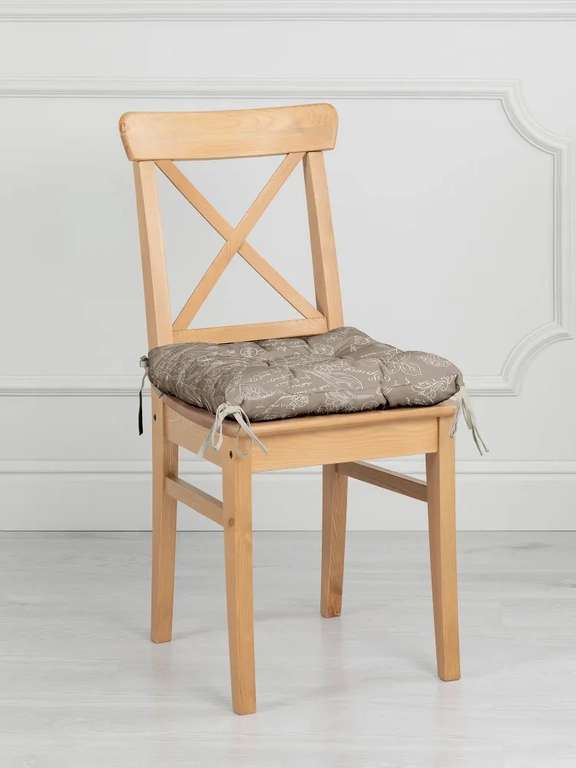 Подушка на стул "Mia Cara", 40х40 см, 100% хлопок (по Ozon карте)