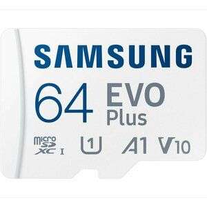 Карта памяти Samsung microSD EVO Plus 64GB (MB-MC64KA)