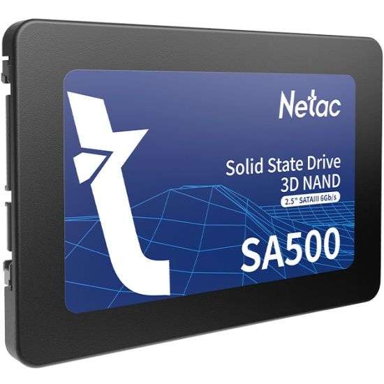 Накопитель SSD 2.5" Netac SA500 960GB SATA-III TLC NT01SA500-960-S3X (4690₽ для новых пользователей и старых по промокоду)