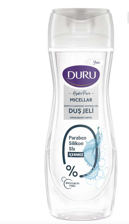Гель для душа DURU Hydro Pure Micellar, 450 мл, 500 г
