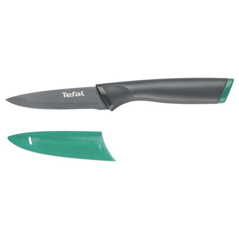 Нож овощной Tefal Fresh Kitchen K1220614, 9 см (+ сантоку и универсальный за 400₽)