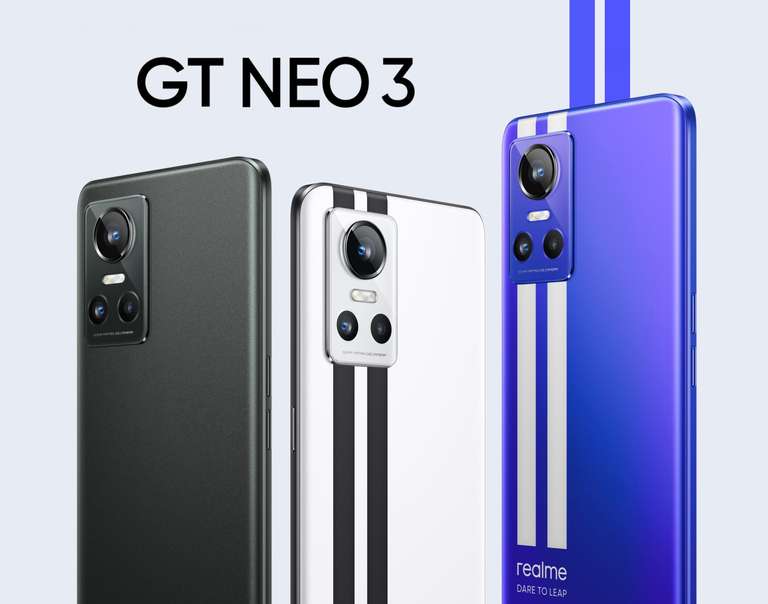 Смартфон Realme Gt Neo 3, 12/256 (Global Rom), доставка из-за рубежа, цена с озон картой