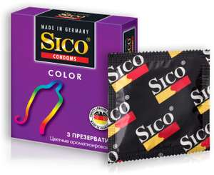 [Краснодар] Презервативы Sico Color ароматизированные, 3 шт.