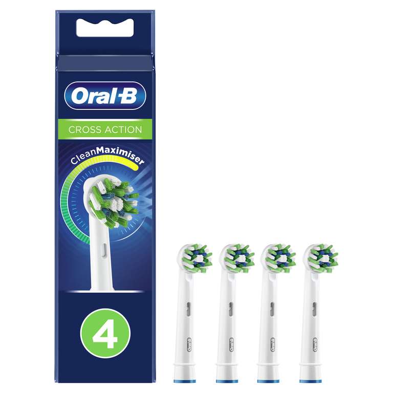 4 насадки для зубной щетки Oral-B EB50RB-4 Cross Action (можно списать бонусы)