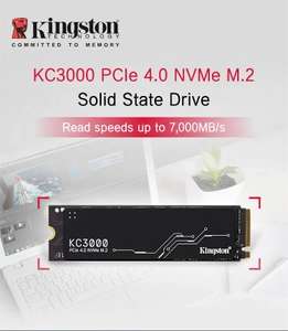 Твердотельный накопитель Kingston KC3000 PCIe 4.0 NVMe M.2 SSD, 2Тб