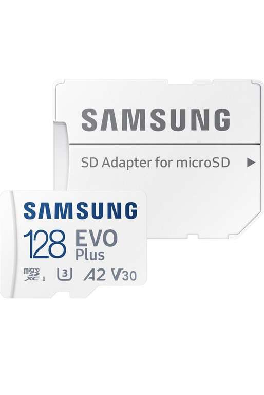 Карта памяти microSDXC 128GB Samsung EVO Plus (MB-MC128KA/), при оплате картой OZON