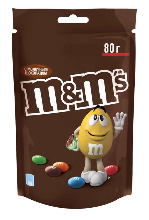 [Калужская область] M&M драже с молочным шоколадом 80гр