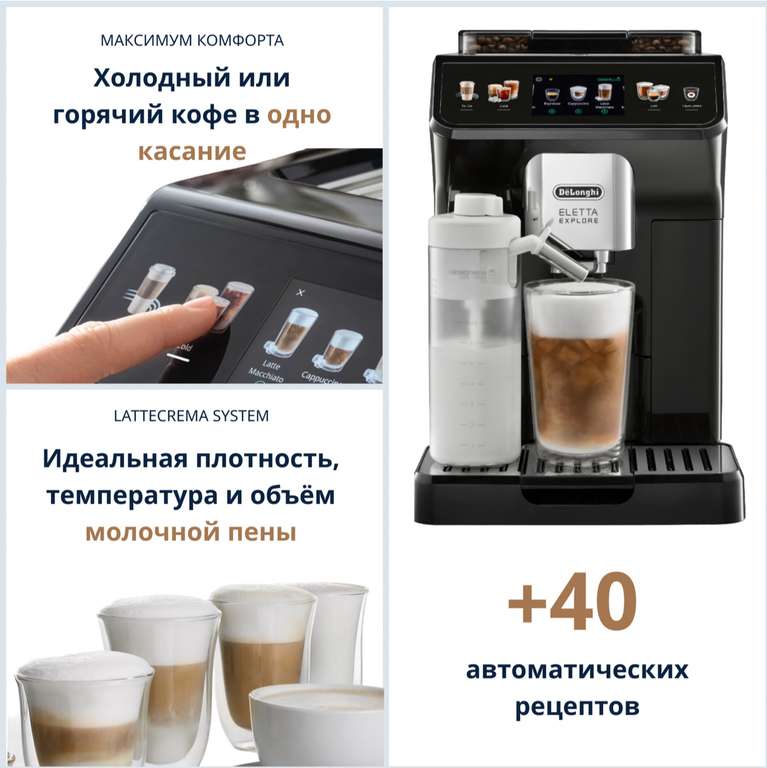 Кофемашина Delonghi 450,65g (с картой OZON)