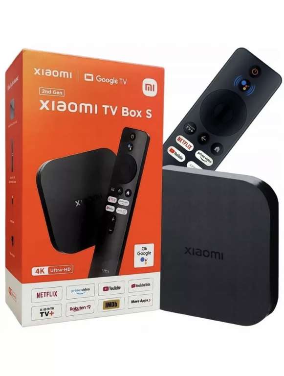 Приставка для телевизора Xiaomi Mi Box S 4K 2nd Gen (с WB кошельком)