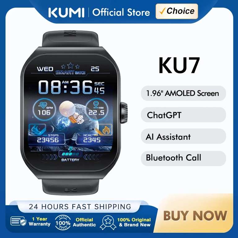 Смарт-часы KUMI KU7