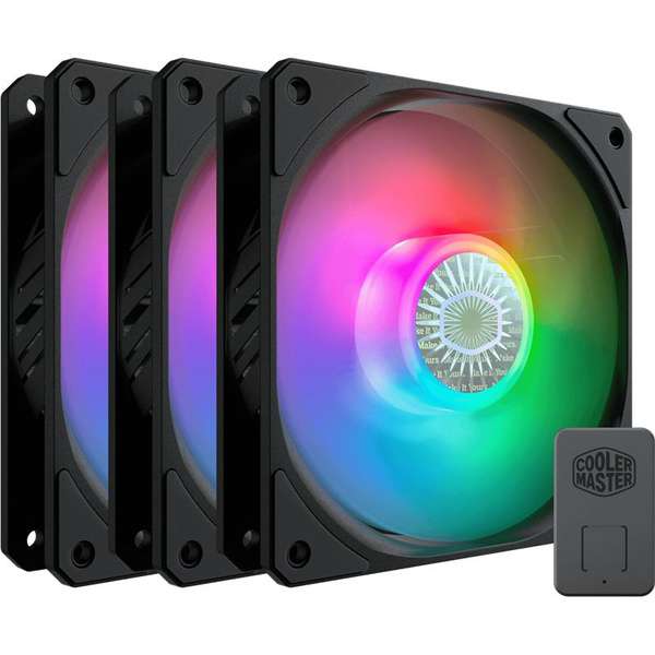 Комплект вентиляторов Cooler Master SickleFlow 120 ARGB 3in1 (MFX-B2DN-183PA-R1)