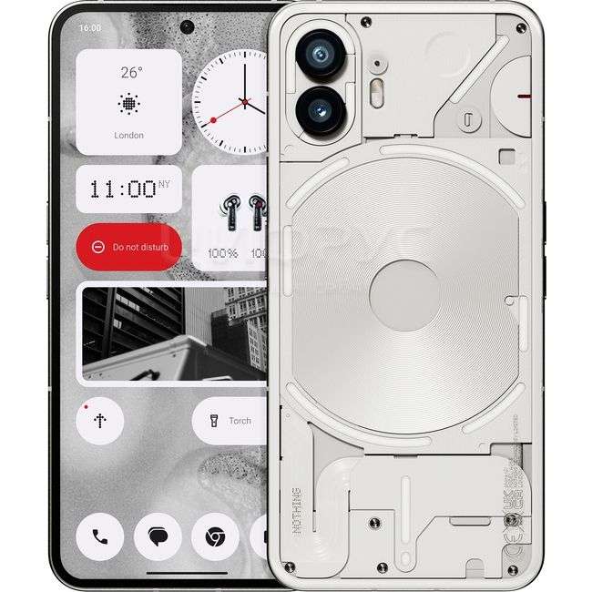 Смартфон Nothing Phone 2 глобальная версия 12/256 ГБ, белый (цена с ozon картой) (из-за рубежа)