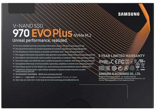 Твердотельный накопитель SSD Samsung 970 EVO Plus, 500 GB