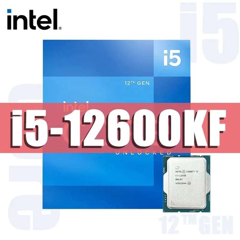 Процессор Intel Core i5-12600KF OEM без кулера (цена с озон картой, из-за рубежа)