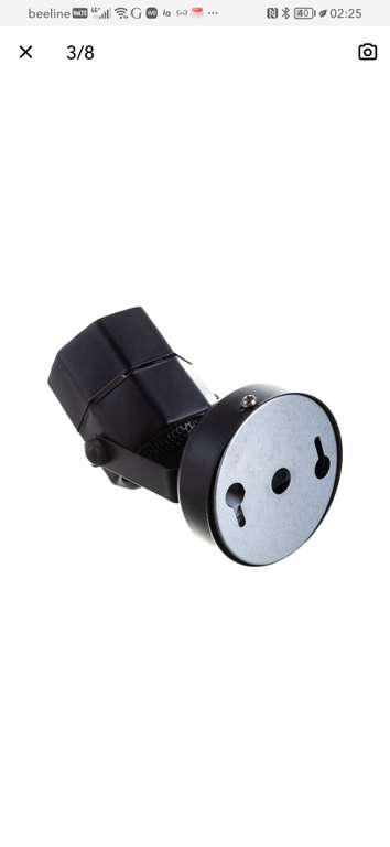 ЭРА OL2, GU10, BK, черный Б0044260 накладной поворотный светильник.