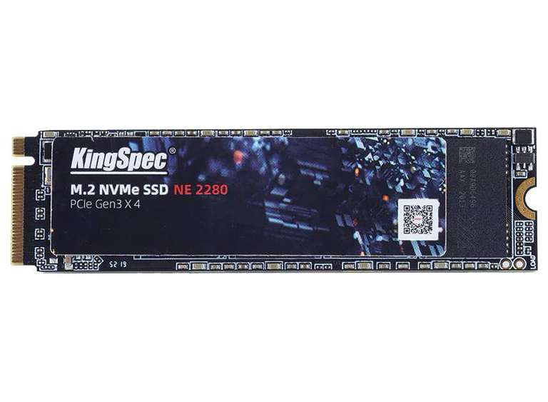 SSD Kingspec m2 NVME на 128 Гб (+ возврат 321 бонуса)