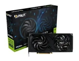 Видеокарта Palit GeForce RTX 4070 SUPER Dual 12 ГБ (NED407S019K9-1043D), с картой OZON