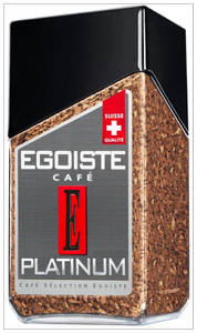 Кофе растворимый Egoiste Platinum сублимированный, стеклянная банка, 100 г