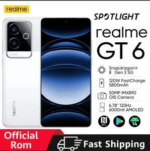 Смартфон Realme GT 6 (12/256, Snapdragon 8 Gen 3, CN, B3/B7/B20)