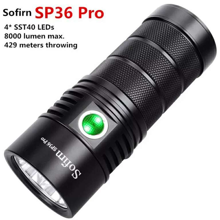 Мощный фонарь Sofirn SP36 Pro 8000lm