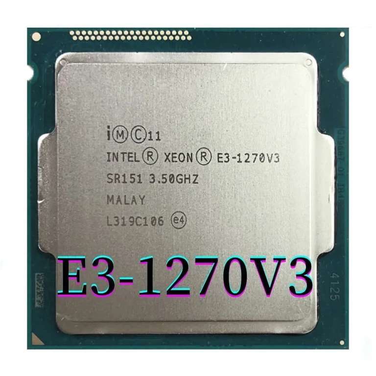 Серверный процессор Xeon E3-1270 V3 (с Озон картой, из-за рубежа)