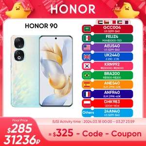 Смартфон Honor 90 Глобал, 12/256 Гб, 3 расцветки