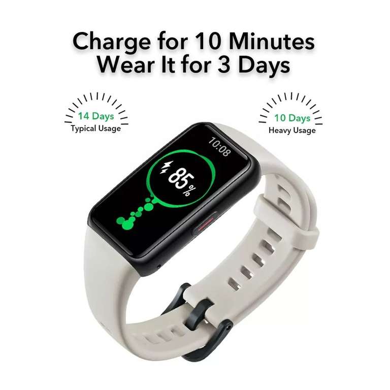 Смарт-браслет HONOR Band 6 (1,47 дюйма, AMOLED, Bluetooth, пульсометр)