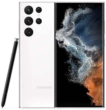 Смартфон Samsung Galaxy S22 Ultra 8/128 ГБ, белый
